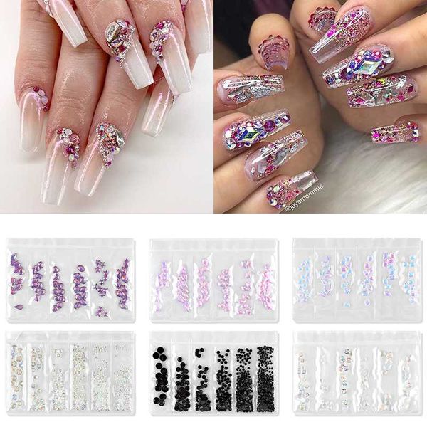 1 bag 3d nail art decorations irregular colorful drills nail art mixed ab colors rhinestones diy design tool accessories, Silver;gold
1 bag 3d nail art decorations irregular colorful drills nail art mixed ab colors rhinestones diy design tool accessories, Silver;gold