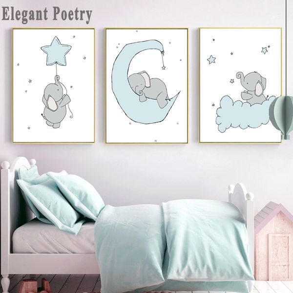 cute cartoon elephant moon canvas art painting posters prints decorative picture baby bedroom nursery wall nordic decoration
cute cartoon elephant moon canvas art painting posters prints decorative picture baby bedroom nursery wall nordic decoration