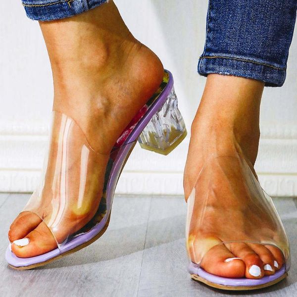 gigifox 2020 dropship plus size 44 transprent pvc chunky heels summer ladies slippers women shoes sandal, Black
gigifox 2020 dropship plus size 44 transprent pvc chunky heels summer ladies slippers women shoes sandal, Black