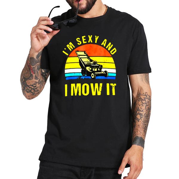 i'm and i mow it t shirt funny vintage riding mower men's cotton t-shirt 100% cotton summer short sleeve tee
i'm and i mow it t shirt funny vintage riding mower men's cotton t-shirt 100% cotton summer short sleeve tee