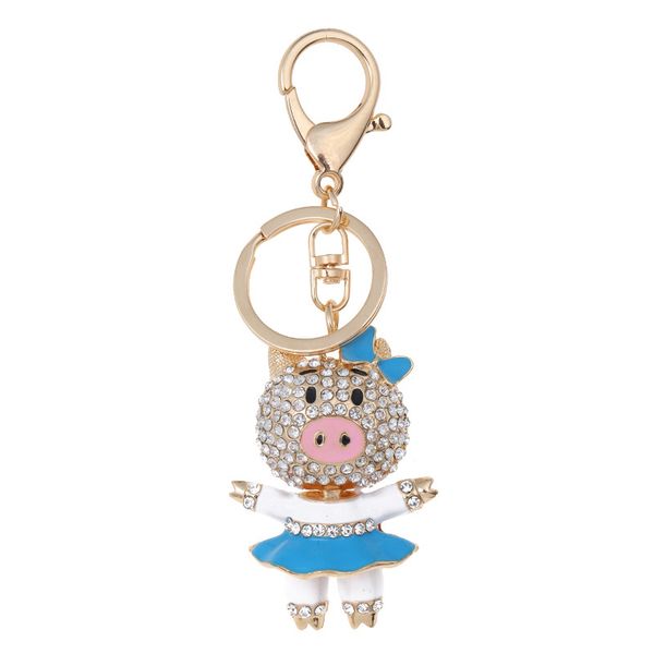 factory direct metal keychain pig chick pendant diy rhinestone key chain piggy couple bag accessories wholesale, Silver
factory direct metal keychain pig chick pendant diy rhinestone key chain piggy couple bag accessories wholesale, Silver