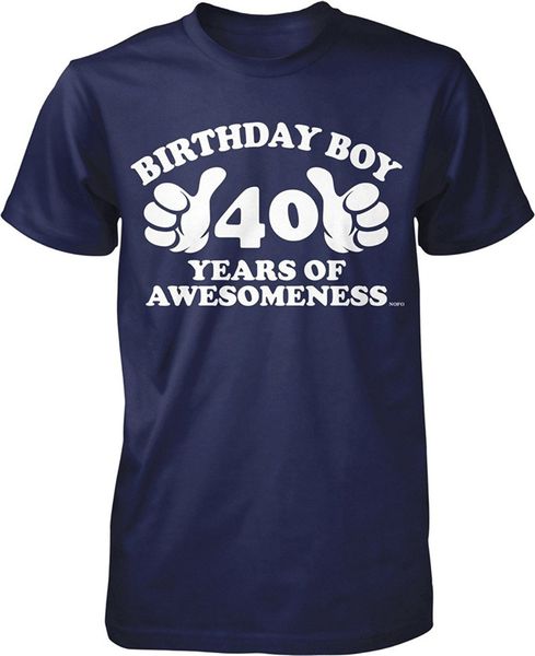 2019 short sleeve round neck t shirt promotion birthday boy, 40 years of awesomeness, 40th birthday men's t-shirt
2019 short sleeve round neck t shirt promotion birthday boy, 40 years of awesomeness, 40th birthday men's t-shirt