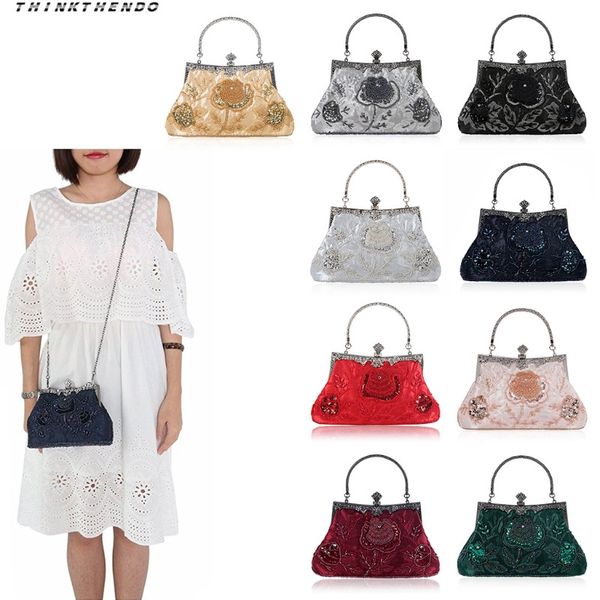 thinkthendo new women vintage style beaded floral evening clutch bag girls fashion wedding party prom purse handbag 2020
thinkthendo new women vintage style beaded floral evening clutch bag girls fashion wedding party prom purse handbag 2020