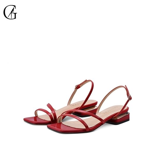 goxeou women's sandals red patent leather back strap square toe casual party office fashion ladies shoes sizes 32-46 0922, Black
goxeou women's sandals red patent leather back strap square toe casual party office fashion ladies shoes sizes 32-46 0922, Black