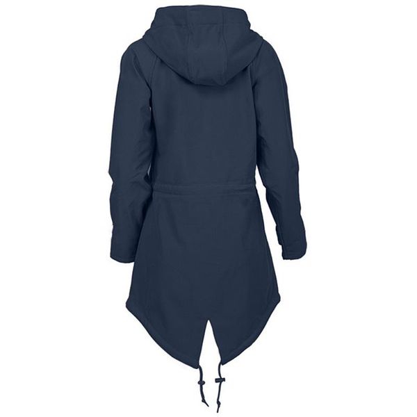 soft drawstring windproof hooded casual outdoor winter camping thickened polyester women hiking jacket solid color long sleeve, Black;brown 
soft drawstring windproof hooded casual outdoor winter camping thickened polyester women hiking jacket solid color long sleeve, Black;brown