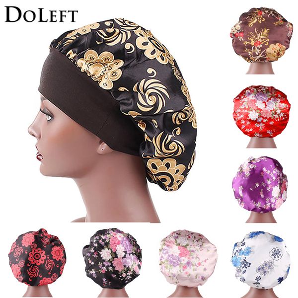 doleft 2020 satin printed wide-brimmed hair band woman soft silk bonnet sleep cap chemotherapy caps, Blue;gray
doleft 2020 satin printed wide-brimmed hair band woman soft silk bonnet sleep cap chemotherapy caps, Blue;gray