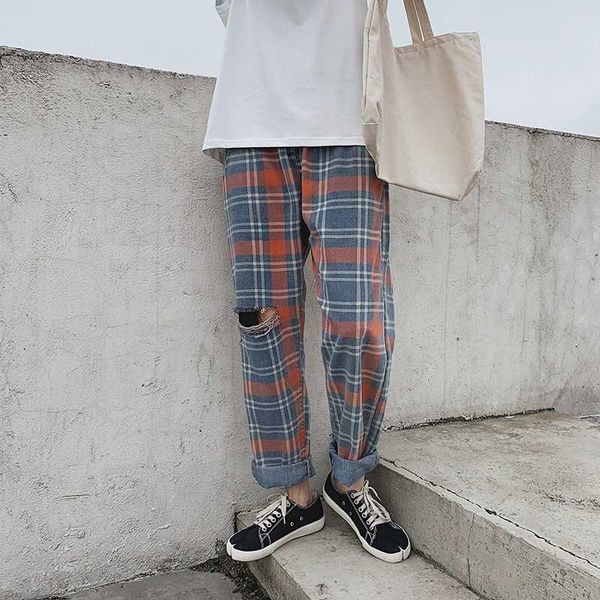 2020 summer men's streetwear cotton baggy homme jeans lattice printing hole trousers casual male wide leg pants plus size -2xl, Blue
2020 summer men's streetwear cotton baggy homme jeans lattice printing hole trousers casual male wide leg pants plus size -2xl, Blue