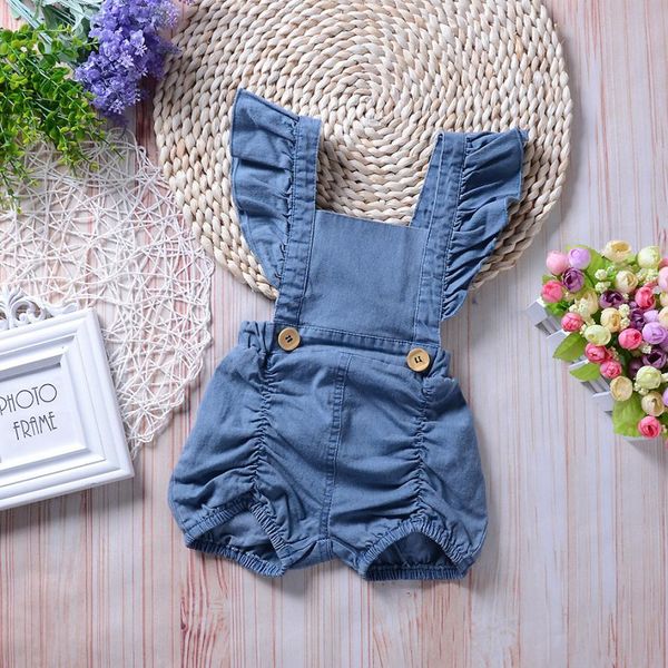 newborn infant baby girl denim ruffles romper jumpsuit sunsuit outfits clothes babysuit fashion brand new sep, Blue
newborn infant baby girl denim ruffles romper jumpsuit sunsuit outfits clothes babysuit fashion brand new sep, Blue
