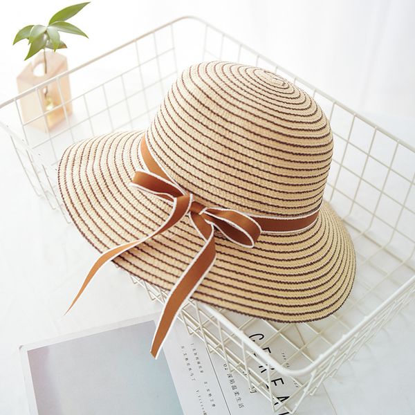 summer bow fisherman hat outdoor travel straw hat sun female summer, Blue;gray
summer bow fisherman hat outdoor travel straw hat sun female summer, Blue;gray