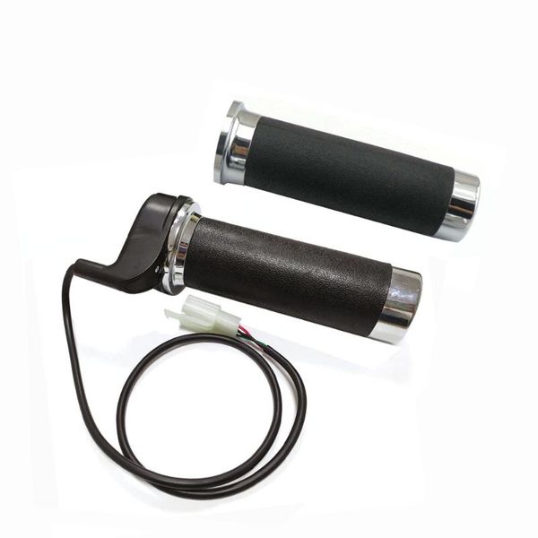 a pair throttle handle twist grips left and right for electric bike scooter 25mm handlebar
a pair throttle handle twist grips left and right for electric bike scooter 25mm handlebar