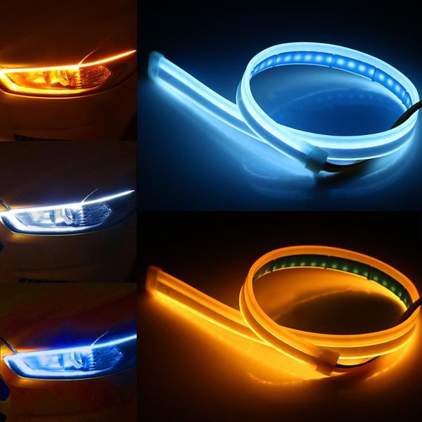 leepee car led strip drl 30 45 60cm daytime running light white turn signal lamps yellow flexible soft tube guide ultrafine 12v
leepee car led strip drl 30 45 60cm daytime running light white turn signal lamps yellow flexible soft tube guide ultrafine 12v
