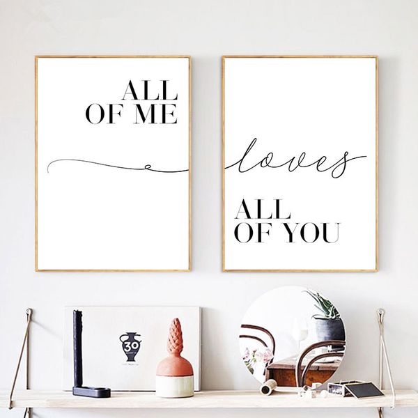 scandinavian style black and white motivational love quote posters minimalist canvas painting for living room decoration picture
scandinavian style black and white motivational love quote posters minimalist canvas painting for living room decoration picture