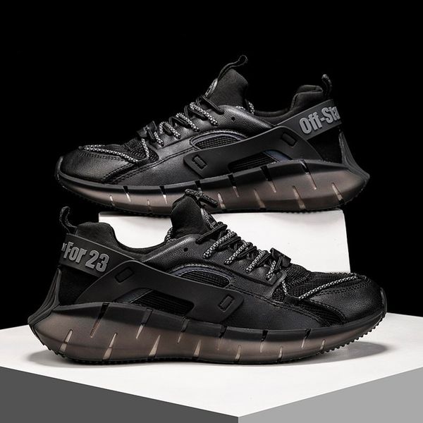 2020 spring and autumn popcorn bottom casual sports sandwich mesh shoes 39-44 size, Black
2020 spring and autumn popcorn bottom casual sports sandwich mesh shoes 39-44 size, Black
