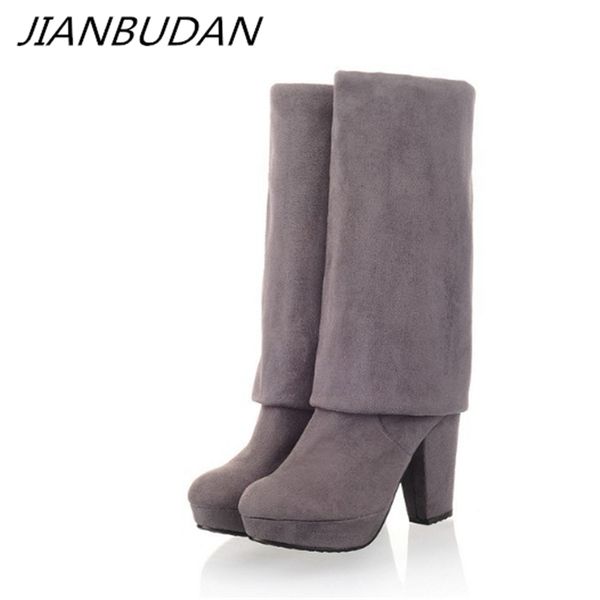 jianbudan women's winter boots thigh high boots women over the knee flock autumn size 35-43, Black
jianbudan women's winter boots thigh high boots women over the knee flock autumn size 35-43, Black