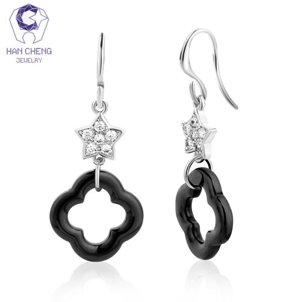 dangle & chandelier hancheng luxury hanging cubic zirconia ceramic clover star drop earrings for women jewelry brincos bijoux, Silver
dangle & chandelier hancheng luxury hanging cubic zirconia ceramic clover star drop earrings for women jewelry brincos bijoux, Silver