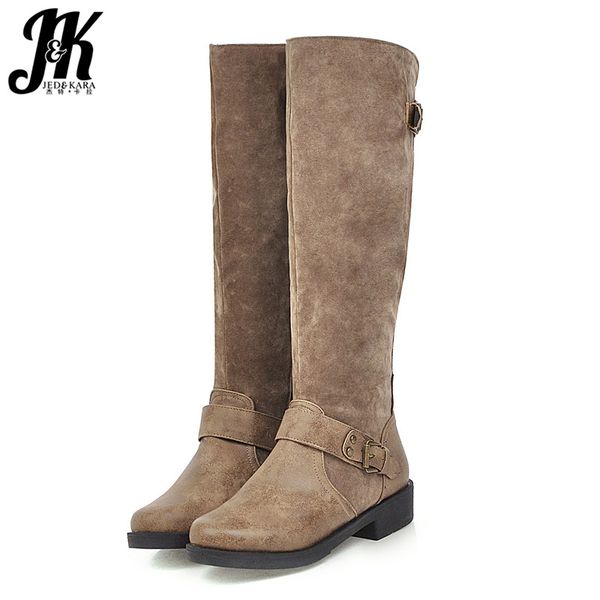 jk knee high boots women motorcycle boot ladies round toe shoes female metal buckle shoes low heels winter 2020 new, Black
jk knee high boots women motorcycle boot ladies round toe shoes female metal buckle shoes low heels winter 2020 new, Black