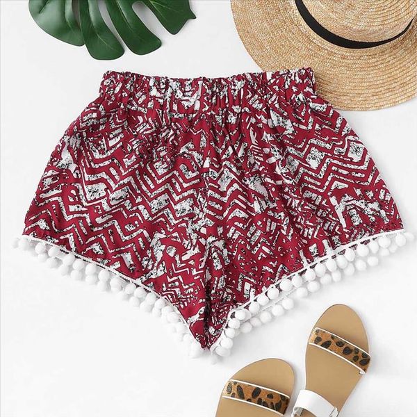 women pants shorts summer printed loose pants lady beach trousers casual short pant daily denim color j23, White;black
women pants shorts summer printed loose pants lady beach trousers casual short pant daily denim color j23, White;black