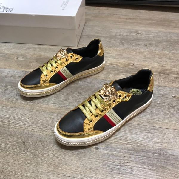 2021w spring new men 's tide shoes casual england wild shoes ,comfortable low -sneakers ,original box packaging 38 -44, Black
2021w spring new men 's tide shoes casual england wild shoes ,comfortable low -sneakers ,original box packaging 38 -44, Black