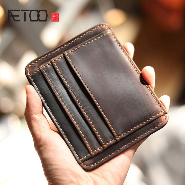 aetoo men's card bag, vintage ultra-thin real pickup bag, business card clip cowhide driving document women's mini bag, Red;black
aetoo men's card bag, vintage ultra-thin real pickup bag, business card clip cowhide driving document women's mini bag, Red;black