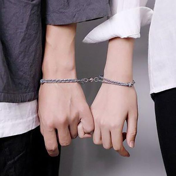 charm bracelets noter 2pcs/set couple bracelet for lovers adjustable braided thread braslet girl boy creative mountain sea matching brazalet, Golden;silver
charm bracelets noter 2pcs/set couple bracelet for lovers adjustable braided thread braslet girl boy creative mountain sea matching brazalet, Golden;silver