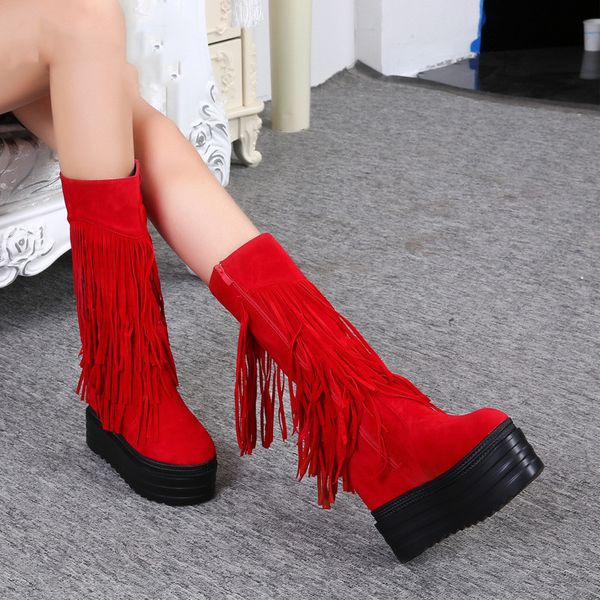 boots ночной стовепайп sexy high-топ прочистки сапоги joker winter new толстая нижняя увеличить марка женщин, Black
boots ночной стовепайп sexy high-топ прочистки сапоги joker winter new толстая нижняя увеличить марка женщин, Black