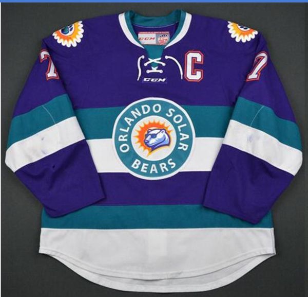 custom men youth women vintage echl orlando solar bears 27 eric faille 29 david bell 3 carl nielsen vintage hockey jersey size s-5xl, Black
custom men youth women vintage echl orlando solar bears 27 eric faille 29 david bell 3 carl nielsen vintage hockey jersey size s-5xl, Black