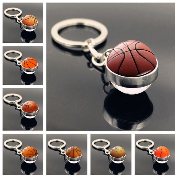 new products accessories basketball time gem keychain pendant double-sided glass ball metal keychain jewelry, Silver
new products accessories basketball time gem keychain pendant double-sided glass ball metal keychain jewelry, Silver