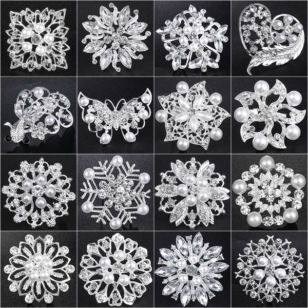 wedding brooches mix 24 style silver pearl crystal rhinestone flower bouquet butterfly brooch pins gift, Gray
wedding brooches mix 24 style silver pearl crystal rhinestone flower bouquet butterfly brooch pins gift, Gray