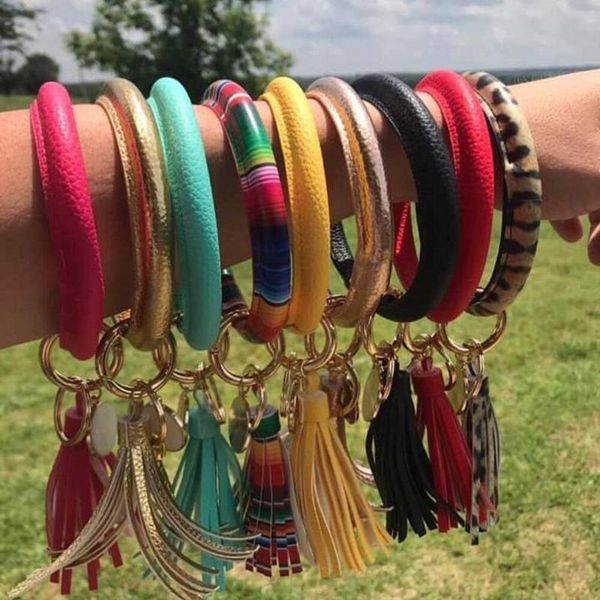 fashion trend simple o silica gel wear bracelet keychain for women trendy exaggerated circle wristlet tassel wristlet keychain, Black
fashion trend simple o silica gel wear bracelet keychain for women trendy exaggerated circle wristlet tassel wristlet keychain, Black