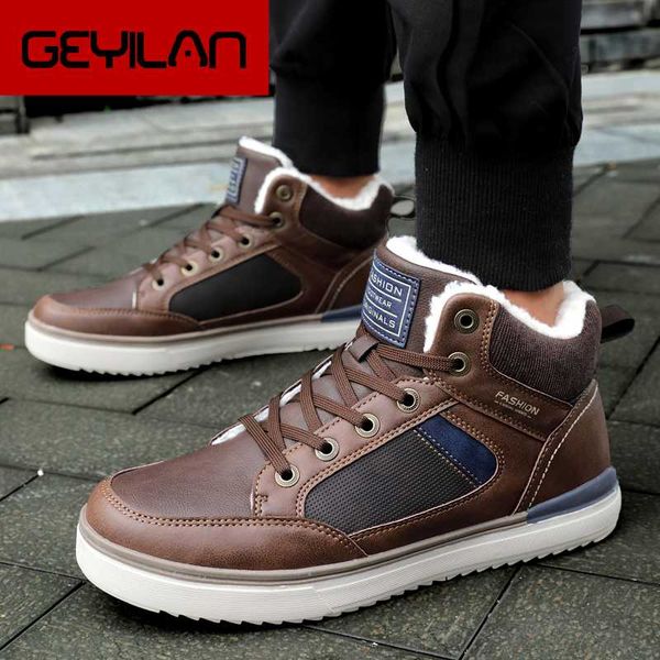 men boots new arrival mens large size covers working safety warm cotton-padded shoes soft leather sneakers winter snow fur boots, Black
men boots new arrival mens large size covers working safety warm cotton-padded shoes soft leather sneakers winter snow fur boots, Black