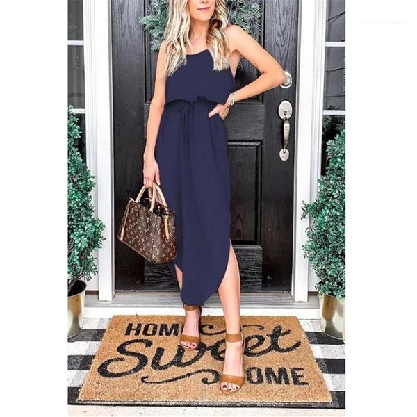 spaghetti strap womens dress new designers split solid color womens dresses summer casual ladies clothes sexy, Black;gray
spaghetti strap womens dress new designers split solid color womens dresses summer casual ladies clothes sexy, Black;gray