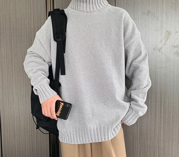 korean turtleneck men streetwear pullover autumn winter sweater men 2019 fashion long sleeve thick sweater jacket for male, White;black
korean turtleneck men streetwear pullover autumn winter sweater men 2019 fashion long sleeve thick sweater jacket for male, White;black