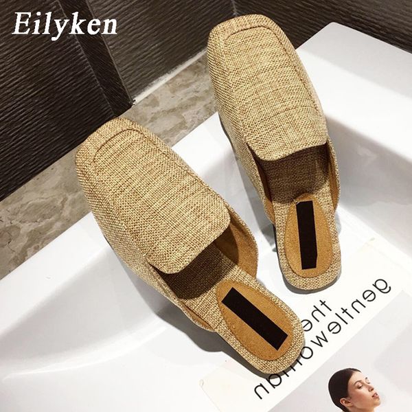 eilyken new fashion canvas square toe slip on flat shoes womens summer outdoor beach slippers ladies sandals mule femme, Black
eilyken new fashion canvas square toe slip on flat shoes womens summer outdoor beach slippers ladies sandals mule femme, Black