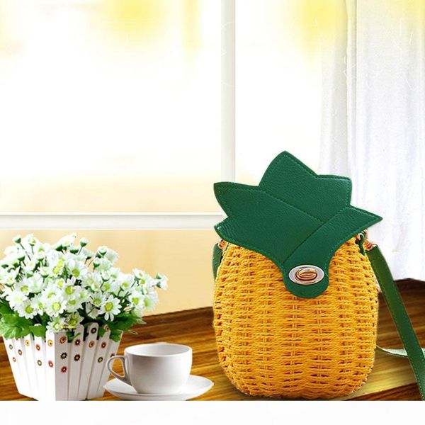 designer-fresh pineapple shape bag single-shoulder messenger bag fashion pineapple straw woven braided beach bags for women
designer-fresh pineapple shape bag single-shoulder messenger bag fashion pineapple straw woven braided beach bags for women