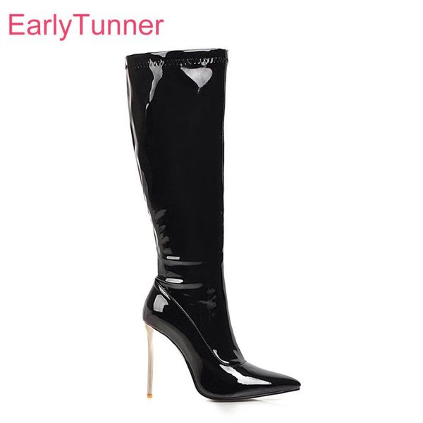 winter new glamour black red women knee high dress boots high thin heels lady nude shoes eh505 plus big size 11 43 45 48
winter new glamour black red women knee high dress boots high thin heels lady nude shoes eh505 plus big size 11 43 45 48