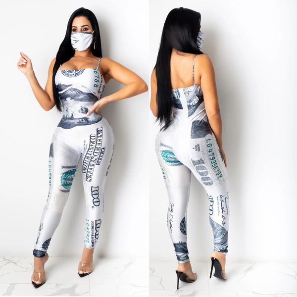 fashion women jumpsuits printed sleeveless skinny dollars print jumpsuit playsuit rompers plus size women clothing, Black;white
fashion women jumpsuits printed sleeveless skinny dollars print jumpsuit playsuit rompers plus size women clothing, Black;white