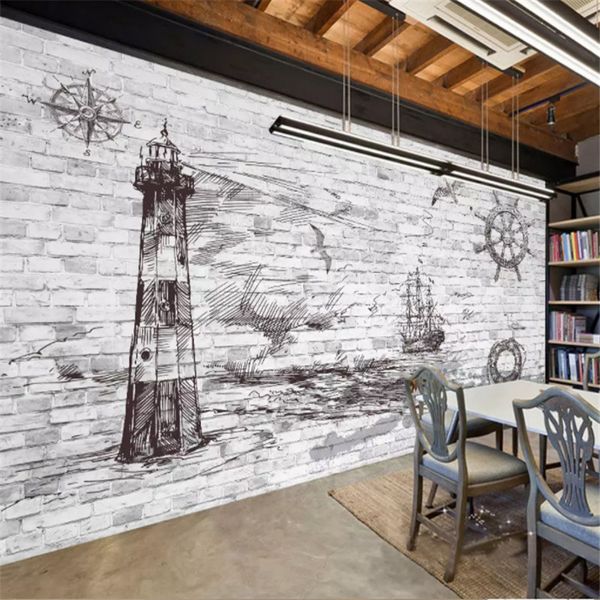 custom mural wallpaper retro european nautical culture brick wallpaper 3d bar cafe restaurant mural wall papers home decor
custom mural wallpaper retro european nautical culture brick wallpaper 3d bar cafe restaurant mural wall papers home decor