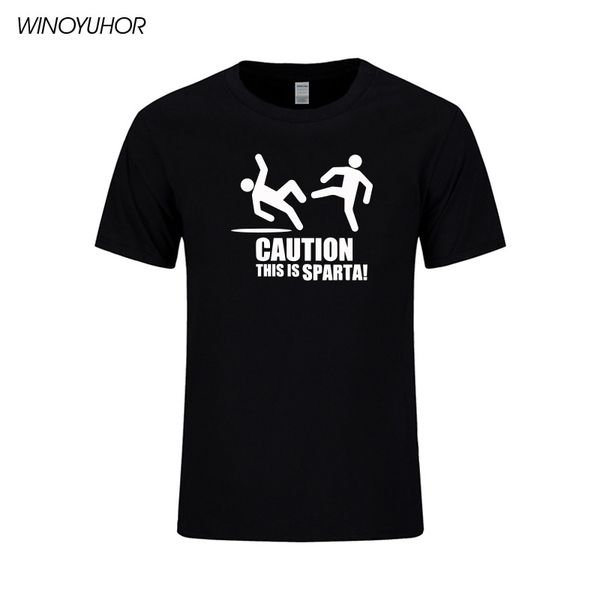 new fashion men's t shirt caution this is sparta funny printed cotton t-shirt basic casual short sleeve tees high quality
new fashion men's t shirt caution this is sparta funny printed cotton t-shirt basic casual short sleeve tees high quality