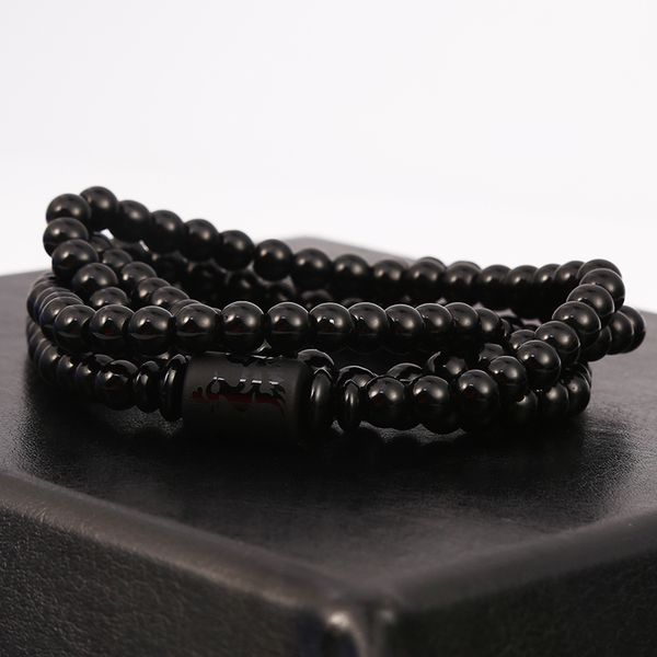 minimalist natural black obsidian bracelet men women 80cm beaded charm brazalete hombre yoga jewelry armband pulseras, Golden;silver
minimalist natural black obsidian bracelet men women 80cm beaded charm brazalete hombre yoga jewelry armband pulseras, Golden;silver