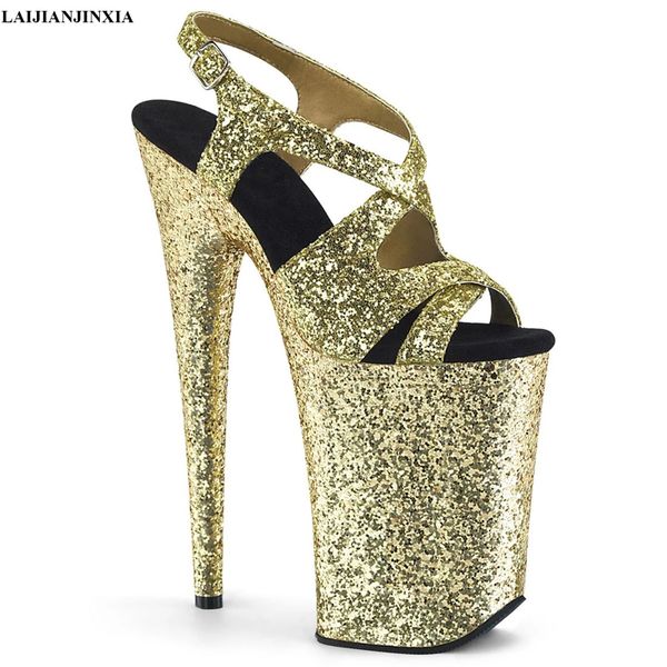 laijianjinxia new 9 inch high heel sandals cross sequined shoes fashion 23 cm thin heels shoes model pole dancing, Black
laijianjinxia new 9 inch high heel sandals cross sequined shoes fashion 23 cm thin heels shoes model pole dancing, Black