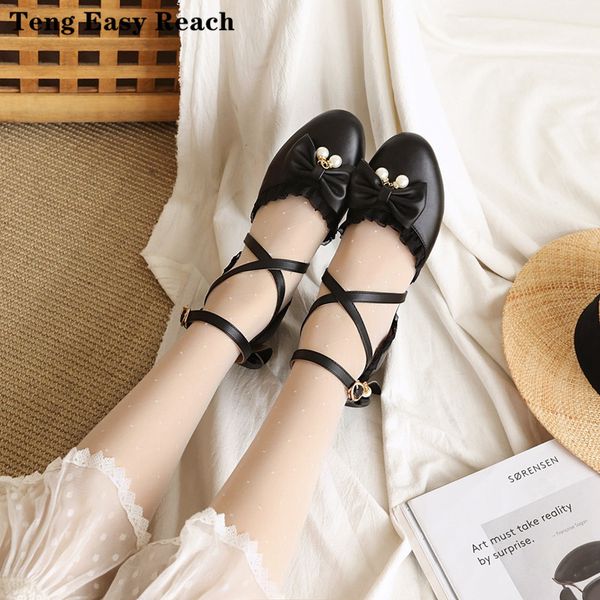 sandals 2021 round head bow lace hollow thick heel word buckle student sweet baotou women's shoes shallow mouth single 39, Black
sandals 2021 round head bow lace hollow thick heel word buckle student sweet baotou women's shoes shallow mouth single 39, Black