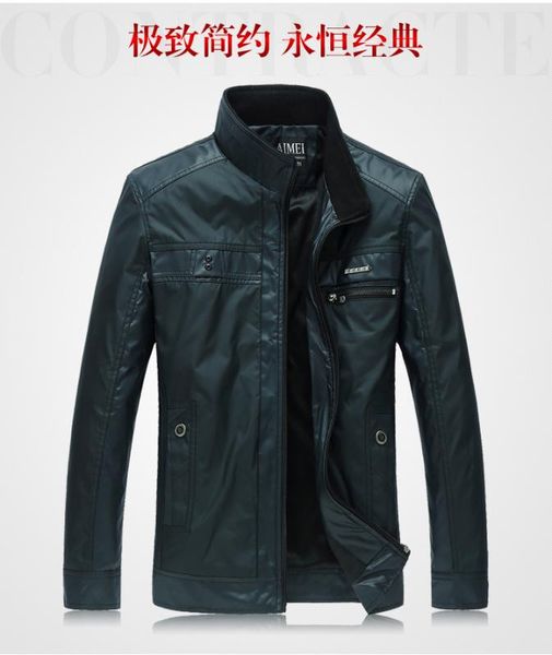 men's jackets spring autumn men fashion stand collar jacket coat business casual, Black;brown
men's jackets spring autumn men fashion stand collar jacket coat business casual, Black;brown