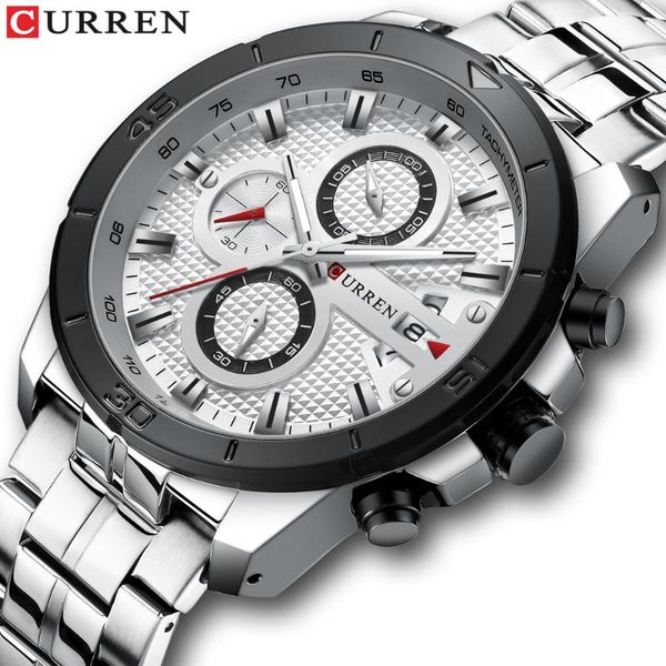 brand curren luxury men watch full steel business wristwatch sports fashion waterproof quartz male clock relogio masculino, Slivery;brown
brand curren luxury men watch full steel business wristwatch sports fashion waterproof quartz male clock relogio masculino, Slivery;brown
