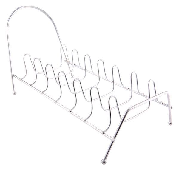 stainless steel pan draining sink shelf drying stand 7 slots holder dish rack
stainless steel pan draining sink shelf drying stand 7 slots holder dish rack