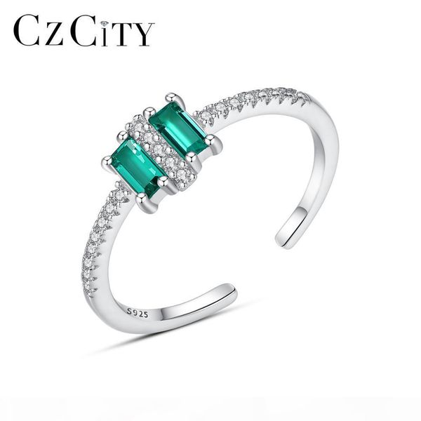 czcity real 925 silver sterling square green z resizeable rings for women with micro cz open ring fine jewelry gifts sr0311
czcity real 925 silver sterling square green z resizeable rings for women with micro cz open ring fine jewelry gifts sr0311