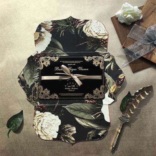 20pcs transparent black acrylic card handmade printing with envelope pearl paper,tied ribbon
20pcs transparent black acrylic card handmade printing with envelope pearl paper,tied ribbon
