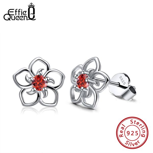 effie queen 100% 925 sterling silver female stud earrings clear/red/blue/purple cubic zircon available fashion jewelry kse71, Golden;silver
effie queen 100% 925 sterling silver female stud earrings clear/red/blue/purple cubic zircon available fashion jewelry kse71, Golden;silver