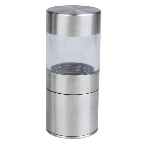 stainless steel manual salt pepper mill grinder portable kitchen mill muller tool 
stainless steel manual salt pepper mill grinder portable kitchen mill muller tool