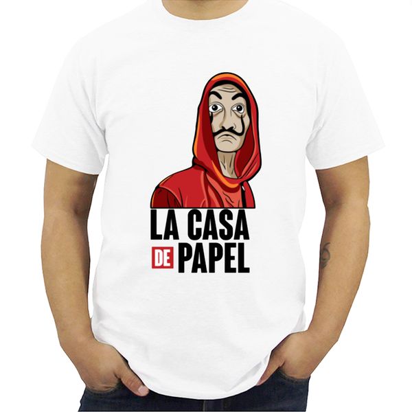 la casa de papel mask men's t shirt money heist vintage house of paper tees round neck t-shirt plus size streetwear
la casa de papel mask men's t shirt money heist vintage house of paper tees round neck t-shirt plus size streetwear