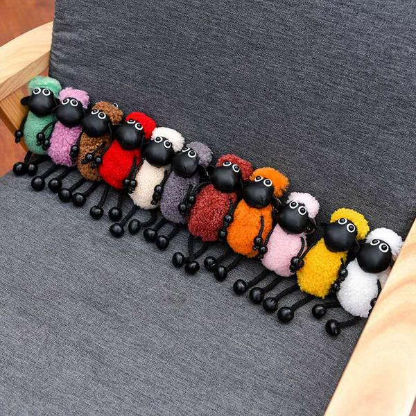 south korea's new creative cute lamb doll pendant real wool velvet car key chain school bag ornaments men and women trend 15cm
south korea's new creative cute lamb doll pendant real wool velvet car key chain school bag ornaments men and women trend 15cm